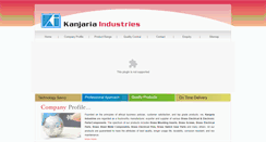 Desktop Screenshot of kanjariaindustries.com